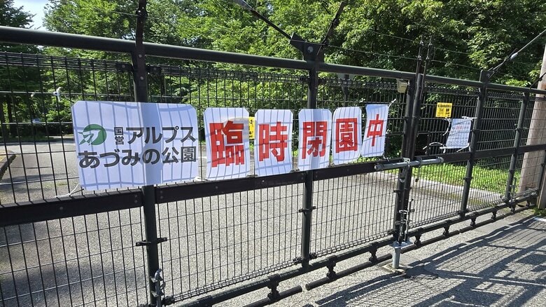 クマが国営公園に出没…客は避難　今も園内に潜んでいる可能性　体長1mほどの成獣か　きょう3日から当面の間、臨時休園｜FNNプライムオンライン