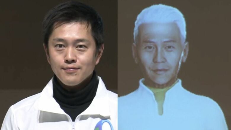 「若返ってる…忖度？」と吉村知事　25年後「ミライのじぶん」に会える万博パビリオンの展示コンテンツ発表｜FNNプライムオンライン