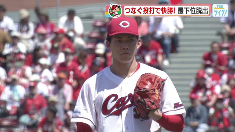 カープ最下位脱出　赤木投手の母親が始球式に登場　本人はプロ初先発で２回無失点「今後も先発で」山内泰幸｜FNNプライムオンライン