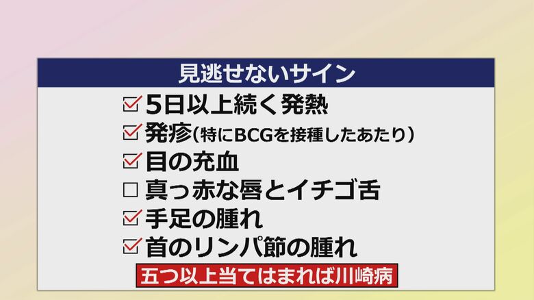 川崎病のサイン