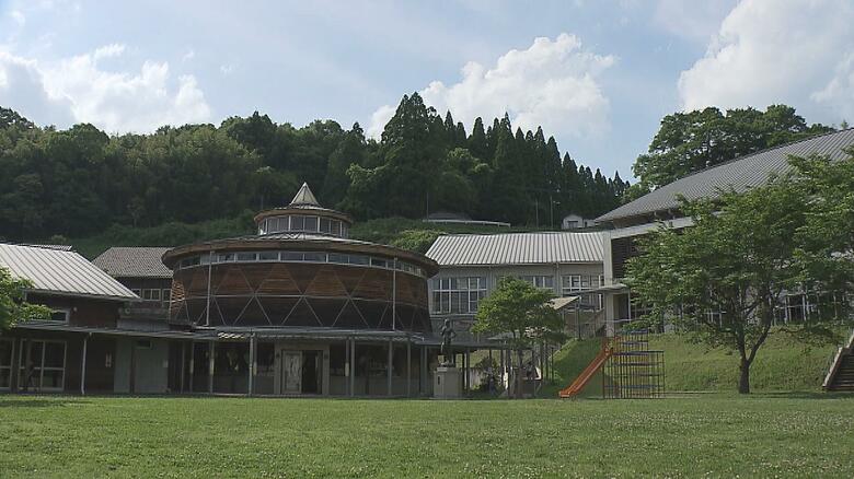 大分県豊後大野市の小中一貫校　朝地小中学校