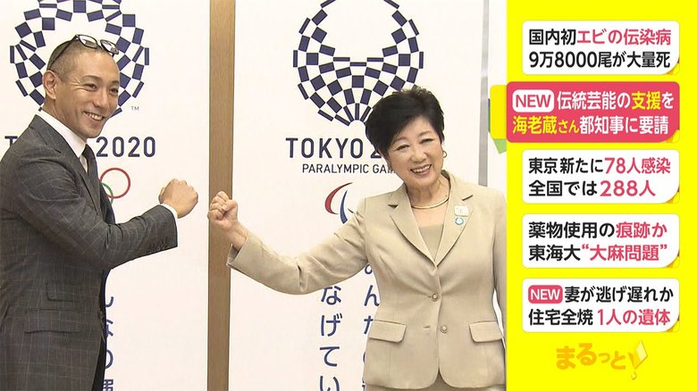 伝統芸能の支援を 市川海老蔵さん、都知事に要請