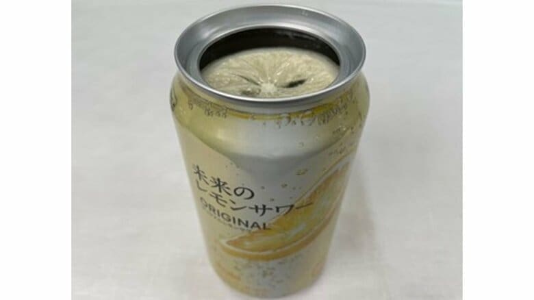 「世界初」レモンスライスが入ったレモンサワー