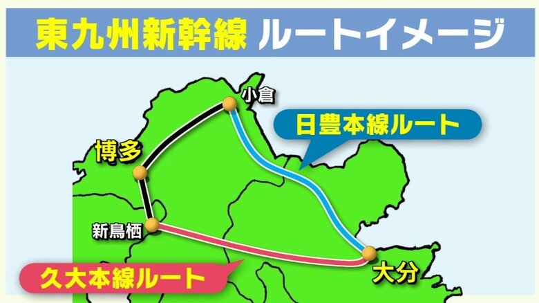 検討されている2つのルート