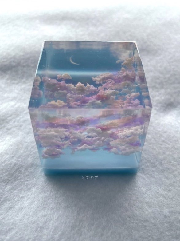 四角い空の中で一番お気に入りの作品（提供：ソラハナさん）