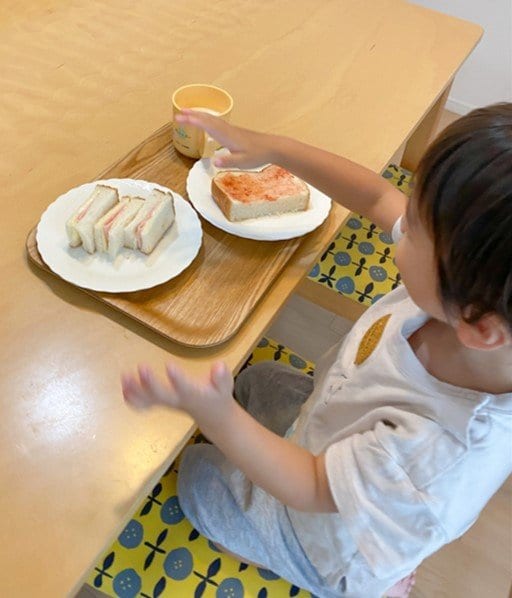 息子さんお気に入りの朝食（提供：まるたさん）
