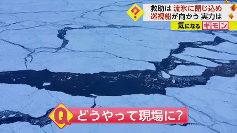 オホーツク海の流氷