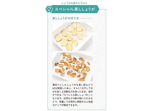 スペシャル蒸ししょうがの作り方（『完全版 その調理、9割の栄養捨ててます！』より）