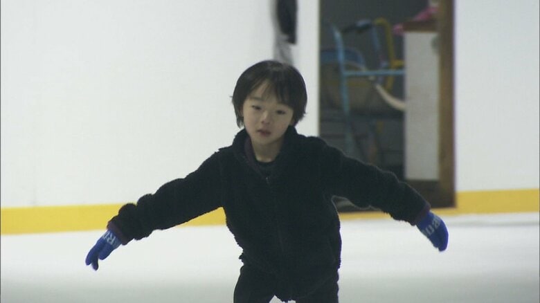 鍵山選手（当時5歳）