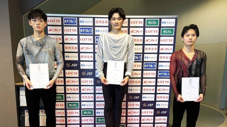 シニア男子表彰台（中四国九州選手権）