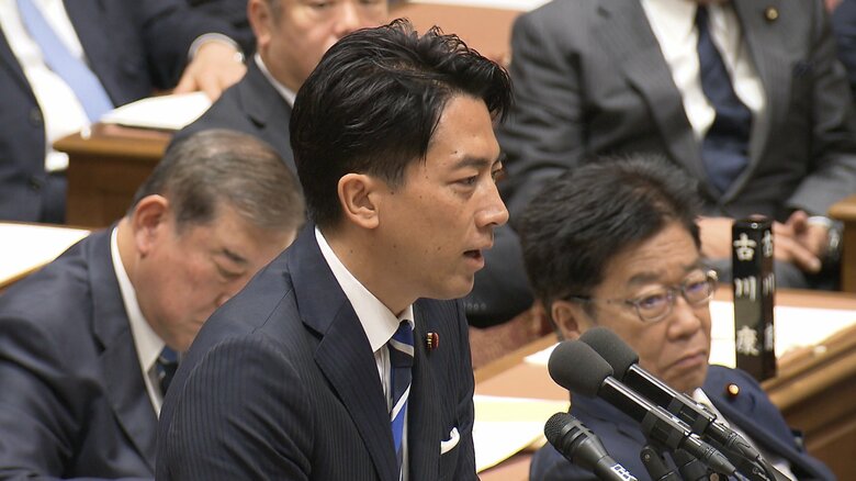 「いま世の中は移動で困っている」質問に立つ小泉進次郎元環境相