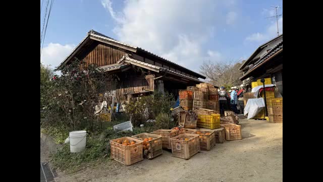 “コンセントから出火？”松山のミカン倉庫でケースなど焼く火事　けが人なし【愛媛】