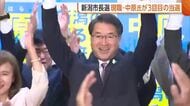【新潟市長選】中原八一氏3期目の当選　実績アピールし“アリーナ新設”訴える「新たな楽しみ与えたい」　敗れた新人2人は「知名度不足」「人気投票になったのでは」
