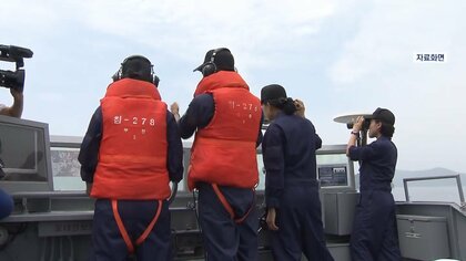 北朝鮮の警備艇が越境　韓国軍が警告射撃
