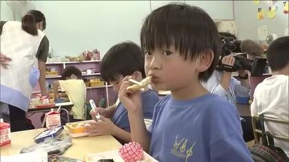 大玉村の公立幼稚園で弁当給食始まる　朝忙しい共働き世帯の助けに　物価高騰対策で費用も半額補助　福島　