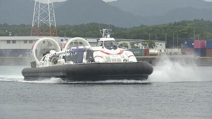 大分空港へのアクセス向上へ　「ホーバークラフト」が14年ぶり大分の海に！　2023年度中の復活目指す