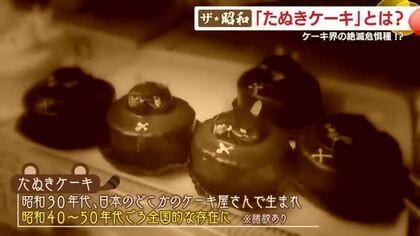 令和の今も根強い人気 「たぬきケーキ」 ケーキ界の絶滅危惧種は昭和