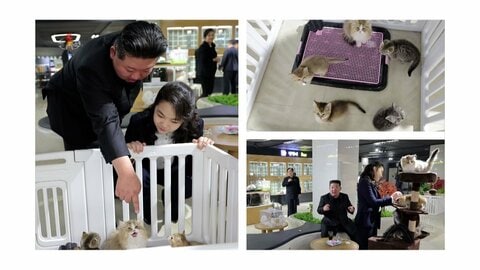 「平壌でもペット飼う家庭」金正恩氏が子犬抱く様子を公開　ペットショップ開業など生活水準の向上アピールする狙いか