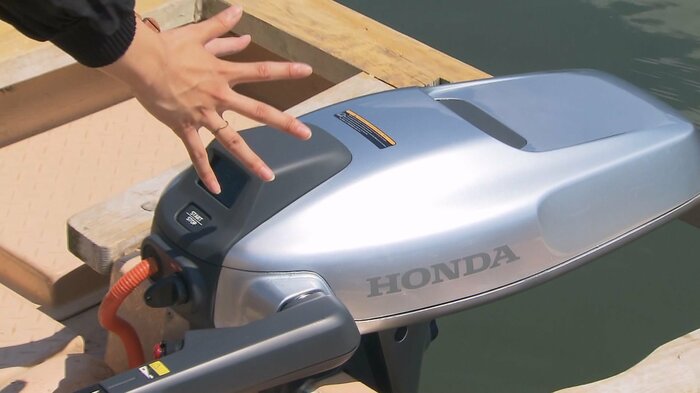 新しく遊覧船に使われる「電動推進機」