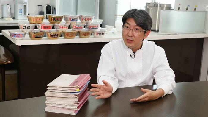 当初から開発に携わる担当者は本格的な麺質の再現へ挑戦したと語る