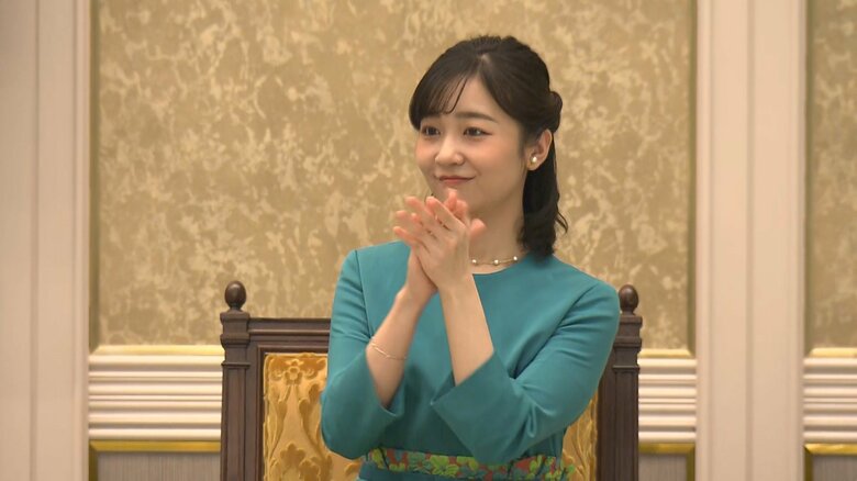 小室眞子さんから引き継いだ式典に眞子さんから引き継いだ衣装でご出席