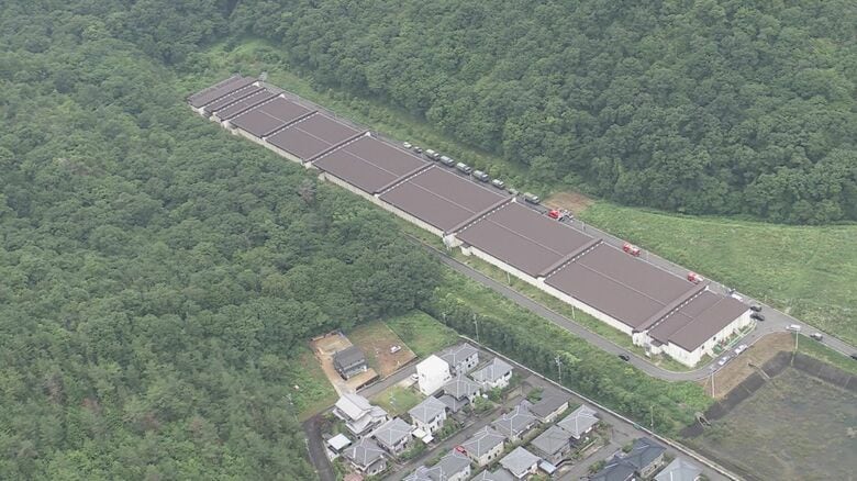 銃撃事件が起きた陸上自衛隊の日野基本射撃場　岐阜　6月14日