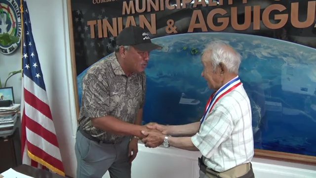 テニアン市長と