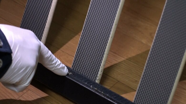 トコジラミの痕跡