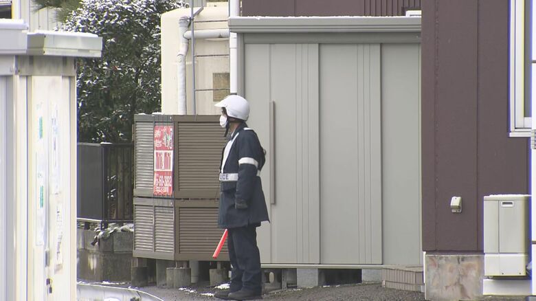 容疑者の自宅周辺（1月26日）