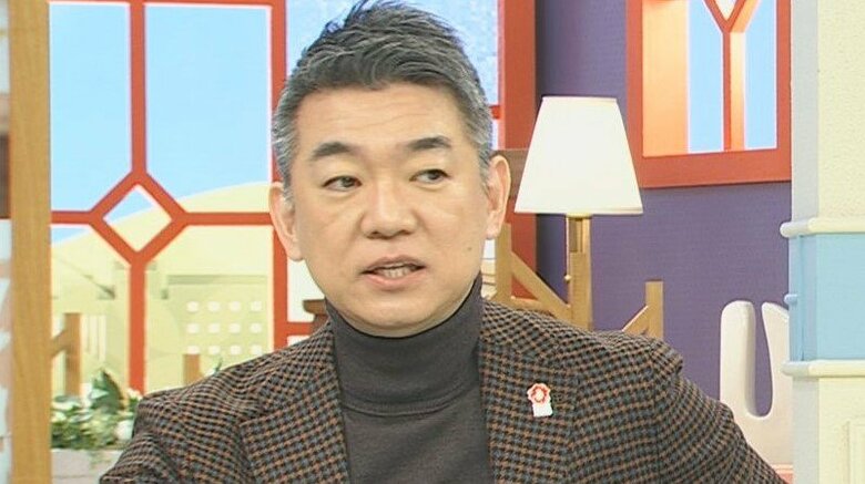 橋下徹氏 関西テレビ「旬感LIVEとれたてっ！」より（関西テレビ）