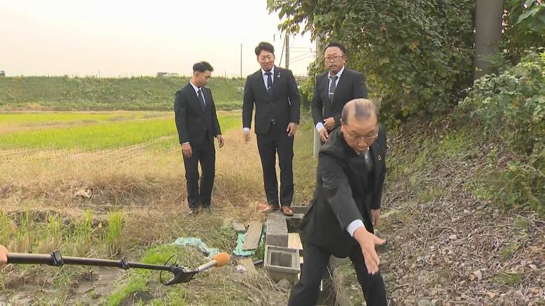 男性を助けた現場