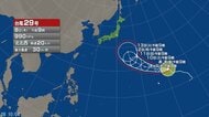 【台風情報】台風29号の今後の進路予想は　12日には「強い勢力」で小笠原近海に達する予想