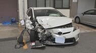 赤信号を無視しパトカーの追跡を受けていた車が別の車に追突し2人がケガ 運転手の25歳男を酒気帯びの現行犯で逮捕
