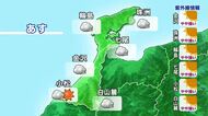 【天気予報】金沢32度・輪島30度、蒸し暑い一日へ　あす午前は「急な雨や雷雨」に注意