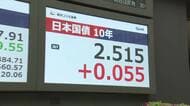 長期金利が一時2.52％まで上昇　29年ぶり高水準　物価上昇など先行きへの警戒感高まる