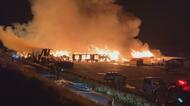建物が炎と煙に・・・鎮火まで15時間 木材加工会社で火事 大分市・大分県