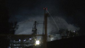 製油所で火災 約8時間後に鎮火 大分市