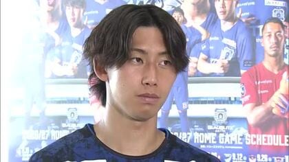 目標は「チームの昇格だけ」　ブラウブリッツ秋田・半田航也選手（潟上市出身）　ホーム開幕戦前に活躍誓う
