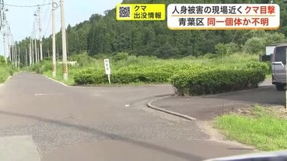 「クマが道路を横断」青葉区上愛子で新たな目撃情報　６０代男性が襲われた現場から４００メートル〈仙台〉