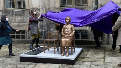 ドイツのドレスデン国立博物館に慰安婦像展示 韓国系市民団体が主導