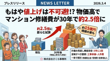 もはや値上げは不可避！？物価高でマンション修繕費が30年で約2.5倍に