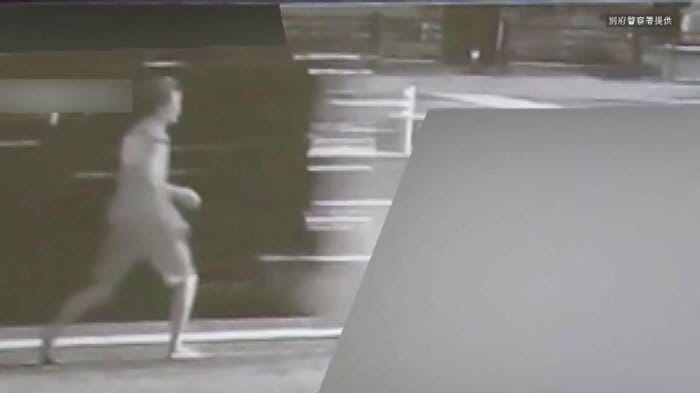 逃走する八田容疑者を防犯カメラが捉えていた