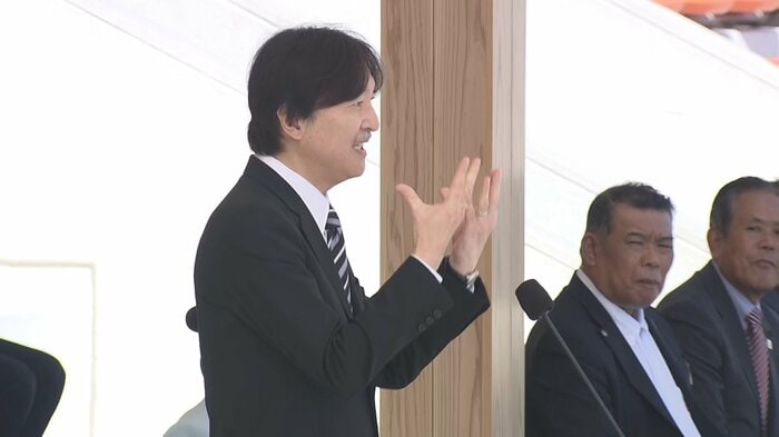 障害者スポーツ大会では手話を披露された 2023年10月