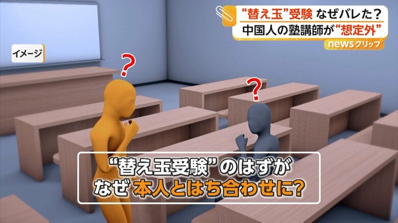 “なりすました本人”とまさかの鉢合わせ？日大入試で替え玉受験か　中国人の男逮捕「報酬を支払うと言われ…」組織的犯行の可能性も｜FNNプライムオンライン