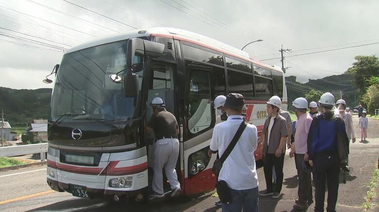 初の広域避難訓練　伽藍岳噴火で“高齢者等避難”を発令した想定　別府市民が隣の宇佐市へ　大分｜FNNプライムオンライン
