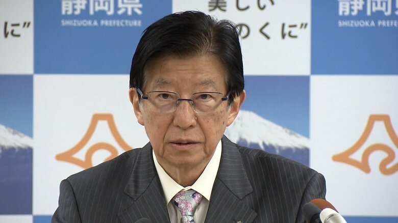 「県政の空白を短くする」辞表提出の川勝知事が会見　5月9日自動失職「なるべく早くと思っていました」｜FNNプライムオンライン