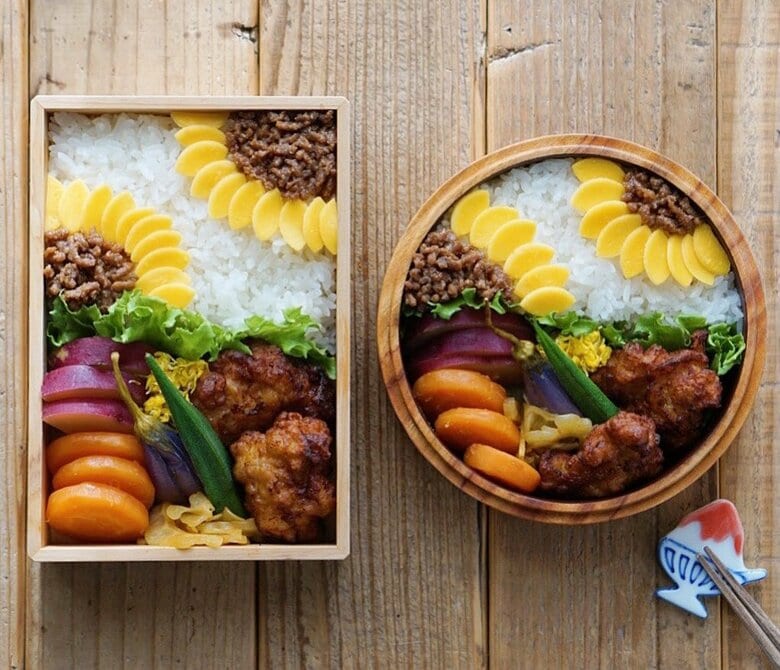 「ひまわりのお弁当」画像提供:Rie@4歳児と料理さん