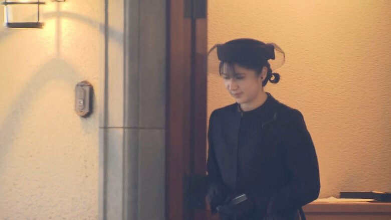 「正寝移柩の儀」に参列された愛子さま