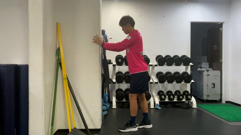 リハビリに励む北野