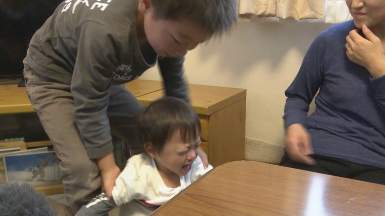 3歳（2021年）　身長74cm　体重6.9kg